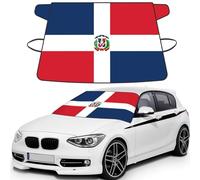Automotive Dominican Republic Printed Windshield Covers Suitable For Most Cars Sedans And Trucks