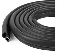 Automotive Door Weather Stripping 12Ft/3.66M Car Door Rubber Edge Trim Seal Strip Gasket with Top Bulb Easy to Install for Car Bus Camper Boat RV Truck Doors and Home Applications