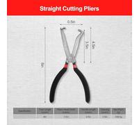 Automotive Electrical Connector Disconnect Pliers Set - Straight & 60° Bent Fuel Line Tool for Mass Air Flow Sensor, Fuel Injector, and OEM Veh