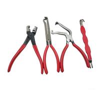 Automotive Electrical Disconnect Tool Set, Heavy Duty Connector Pliers Electrical Disconnect Pliers Crafted From Carbon Steel Non Slip Grip (4pcs)