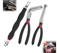 Automotive Electrical Terminal Connector Separator Removal Tool, Automotive Connector Removal Tool, Universal Electrical Car Disconnect Pliers, Easy Wire Extractor for Tight Spaces (Black Set)