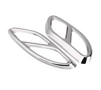 Automotive Exhaust Muffler, Keenso 1Pair Car Exhaust Tail Muffler Tip Pipe Cover Trims for C Class w205 Coupe GLC B Class w246 E class w212 w213 C207 Coupe A class w176(Silver) Automotive Interior