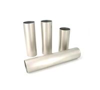 Automotive Exhaust Titanium Alloy Straight Pipe 51mm 63mm 76mm Silencer Tail Head Welding Material Car Exhaust End Pipe Muffler Tip(76mmx300mm)