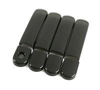 Automotive Exterior Door Handles for Nissan for March for Micra K12 Carbon Fiber Car Exterior Side Door Handle Cover Trim Auto Parts(No Smart Set Handle)