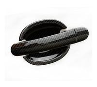 Automotive Exterior Door Handles for Volkswagen for VW for Golf for MK4 5 2000-2008 for Carbon for Fiber Printed Exterior Side Door Handle Cover Bowl Trim Moulding Frame Bezel(1 Key Hole Handle)
