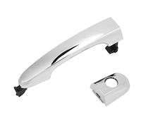 Automotive Exterior Door Handles, Rear Left Electroplated Outer Door Handle with Cap Exterior Car 826512P010 836522P010 (with Hole)