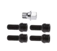 Automotive exterior parts 5 Pcs M14x1.5mm Vehicle Lock Lug Nuts Key Screws Socket Tool For Most Car Wheel Bolts OE 8D0601139F