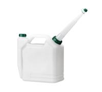 Automotive Fluid Measuring Jug - 1L Clear Oil Dispenser With Long Nozzle, Handy Grip Bottle | Durable Measuring Container For Vehicle Service, Mot Repairs