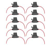 Automotive Fuse Holder - 10PCS Waterproof Inline Fuse Box, Heavy Duty Fuses | Standard blad Connector For Car, RV, Boat, Motorcycle, Stable poweer Circuit Wiring System, High-Strength Electrical Acces