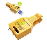 Automotive Fuse Tester, Car Fuse Tester and Puller Tool, Multi-Functional Blade Fuses Checker, Portable Plastic Puller Removal Tool For Blade Glass Fuses