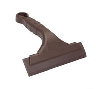 Automotive Glass Cleaning Wiper Silicone Blade Plastic Handle Window Film Scraper Multi-Purpose Cleaner for Car Windshield Office Home Fits Trucks Motorcycles Ships (brown)