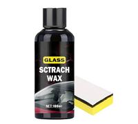 Automotive Glass Fixer - Window Abrasive Paste, Scuff Eraser, Blemish Recovery Solution | Sedan Van Motorbike Roadside Morning Work Travel Recovery Parts Professional Body Refurbish