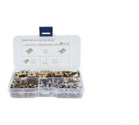 Automotive-Grade U-Shape Spring Fastener for Motorcycle and For Car Applications Using High-Strength Galvanized 65Mn Steel Material (160pcs)