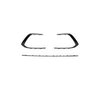 Automotive Grilles Front Kidney Grill & Skirt Bar Grill Fog Lamp Decorative Strip Body Kits For Golf 8, MK8, GTI 2021-2022 Car Modification Mesh( Three-piece Suit)