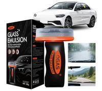 Automotive Handheld Oil Glass Guard, lass Cleaner, Glasses Emulsion Cleaner, Glass cleaning Board for Car Windshield, Automotive Oil Film Cleaning Brush for Car Window