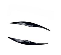 Automotive Headlight Decals, BTFWM Headlight Eyebrow, for 3, for Series E90 E91 ABS Gloss Black Headlight Eyebrows Eyelid 2005 2006 2007 2008 2009 2010 2011 Sedan Touring(Black)