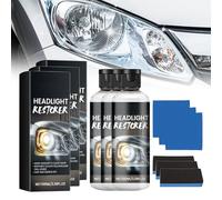 Automotive Headlight Lens Restorer, 2025 New Headlight Restoration Kit, Guaranteed To Last As Long As You Own Your Vehicle, Brings Headlights Back to Like New Condition, Remove Yellowing (3PCS)