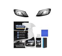 Automotive Headlight Restoration Kit,2026 New Upgraded Headlight Restoration Polish Kits,with Coating Agent, Sponge Wipe & Towel,Multifunctional Car Headlamp Refurbishment Kit,for All Vehicle Types