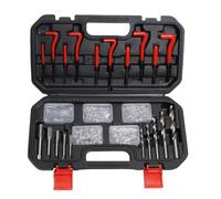 Automotive Helicoil Repair Kit - Metric High Strength Thread Inserts, Quick Fix Restoration Tool | Workshop Home Industrial Vehicle Machinery Engine Thread Repair Kit Precision Automotive