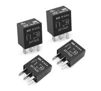 Automotive High Power Relay Kit Fit for Select Ford Vehicles Replace 8T2T-14B192-AB, 12V DC 30A 4 Pins Plug-in, Pack of 4