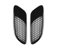 Automotive Hood Vents Compatible With BMW E90 E91 E92 E93 M3 2PCS Engine Hood Vent Air Bonnet Vent Cover(Glossy Black)