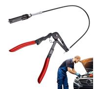 Automotive Hose Pliers, Hose Clamp Pliers - 2 Feet Radiator Pipes Away From Pliers,Hose Clamping Tool with Swivel Flat Band for Removal