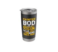 Automotive House Painter BOD Like A Dad BOD Painting Stainless Steel Insulated Tumbler