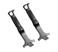Automotive Hub Cap Remover, Stable Double-Hook Pry Bar Set For Tire Repair | Stable Double-Hook Prevent Slipping, Scratch-free Rim Protection, Longer Lever Arm, Tyre Repair Aid, For Garage Use