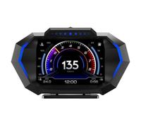 Automotive HUD Monitor 3.5In LCD Real Time Diagnostics Speedometer Multiple Language Real Time Engine Data Analysis ABS+PC Automotive HUD
