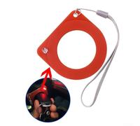 Automotive Induction Coil Detector for ECU and Car Anti-Theft System Testing, Compatible with Chip Key Ignition Diagnosis, Red 6.8x6.8 cm