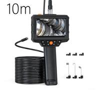 Automotive Inspection Tool 4 3 Inch HD Mirror with Flexible Probe and Bright LED Lighting for Narrow Spaces (10 meters)