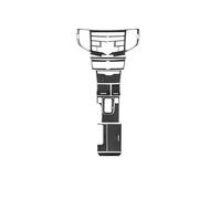 Automotive Interior Sticker Compatible with Acura for TSX 2009 2010 2011 2012 2013 2014 Decorative Car Various Parts Cover Trim Sticker Interior Accessories(Style28)