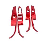 Automotive Interior Trim Panels For Hyundai I30 Hatch Back N 2018-2023 Red Door Armrest Pad Window Switch Button Panel Trim Cover(Right Hand Drive)