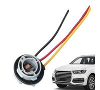 Automotive LED Bulb Socket - 1156 1157 Wire Harness Lamp Holder Adapter Base | Turn Signal Brake Reversing Light Connector With Pure Copper Wiring ABS Nylon Heat Resistant Waterproof Vehicle Electrica