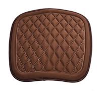 Automotive Memory Foam Seat Cushion with Diamond-Shaped Convex Design and Non-Slip Rubber Base for Improved Air Circulation and Grip (Coffee)