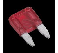 Sealey Automotive Mini Blade Fuses 10A Pack of 50