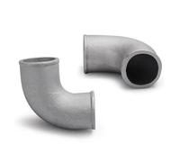 Automotive Modification Universal 90 Degree For Cast Aluminum Alloy Turbine Intake Pipe, Intercooler, Turbocharger, Elbow, Bend Car Exhaust Tail Pipe(3.0 inch (76mm))