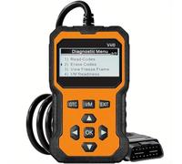 Automotive OBDII Code Reader and Diagnostic Tool for Engine Fault Detection, Battery Voltage Monitoring, Freeze Frame Data Capture, and EVAP Testing (yellow)