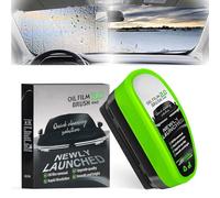 Automotive Oil Film Cleaning Brush, 150ML Glass Cleaning Board, Powerful Windshield Cleaner & Oil Film Remover, Window Glass Cleaner for Auto and Home, Easily Restore Glass Clarity