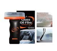 Automotive Oil Film Cleaning Brush - Rain Emulsion Coating Tool, Windshield Glass Decontamination Device | Vis Improvement