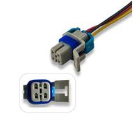 Automotive Oxygen Sensor Connector O2 Sensors Wiring Harness 4 Pin Plug Pigtiail with 7.5'' Compatible with Avalanche Silverado Suburban Tahoe Sierra Yukon Escalad 213-4229 234-4407