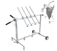 Automotive Paint Stand, 360-Degree Rotating Rack for Panels, Adjustable Hanger for Doors, Bumpers, Fenders, and Hoods