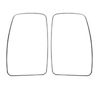 Automotive Parts Compatible With For Master 3 2010-2024 Left Right Heated Door Mirror Glass Replacement Rearview OEM: 963662420R 963652420R