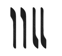 Automotive parts Compatible With Tesla For Model 3 For Model Y 2017 2018 2019 2020 2021 2022 2023 2024 Accessories Door Handle Cover Frame Sticker Exterior Trim(Glossy Carbon Fiber)