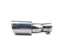 Automotive Pipe 1 Pcs Car Univeral Exhaust Systerm Dual Tips Stainless Steel Tail Pipes For Modify Nozzle For Muffler(Right in63-Out89mm)