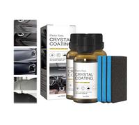Automotive Plastic Parts Crystal Coating, Car Plastic Electroplating Refurbisher, Plastics Repair Agent with Sponge, Automotive Exterior and Interior Plastics Parts Scratch Remover (3PCS)