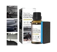 Automotive Plastic Parts Crystal Coating, Car Plastic Electroplating Refurbisher, Plastics Repair Agent with Sponge, Automotive Exterior and Interior Plastics Parts Scratch Remover (1PCS)