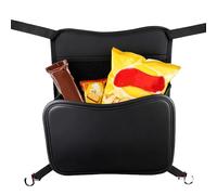 Automotive Purse Holder Between Seats - With Multiple Compartments and Storage Bag - Handbag Holder for the Seat Intermediate Space | for Snacks Keys Cups Purses SUV Back Seats Car