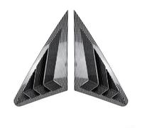 Automotive Rear Side Window Louvers Cover Pair For A3 S3 8V For Sedan 2014 2020, ABS Material Designed For Precise Fit And Exterior Enhancement(carbon fiber)