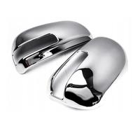 Automotive Rear View Mirror Housing 2PCS Car Chrome Plated Rearview Accessories Door Mirror Cover Trim Paste Style For RAV4 Xa30 2005 2006 2009 2011 2012 Replacement Side Mirror Caps(Chrome)